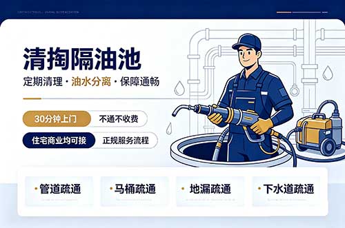 南川清掏隔油池